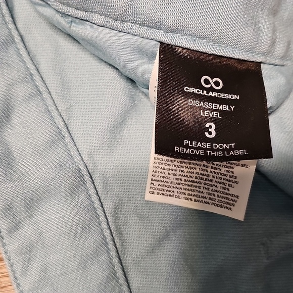 Mens The North Face Blue Earth Day JNCO Style Cargo Shorts 34 - Picture 3 of 5